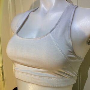 BCG white workout bra medium